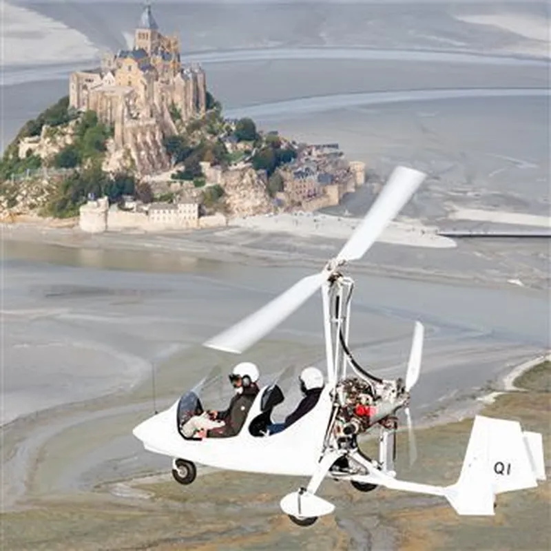 Vol en ULM Autogire - Baie du Mont-Saint-Michel