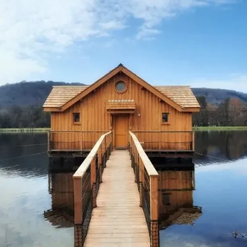 Nuit en Cabane Flottante avec Spa en Baie de Somme