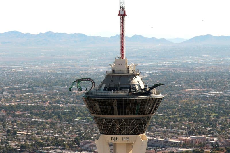 SkyJump depuis la Stratosphere Tower