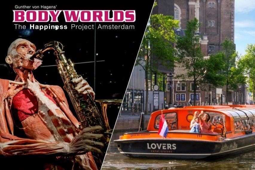 Amsterdam : Body Worlds + Croisière sur les canaux