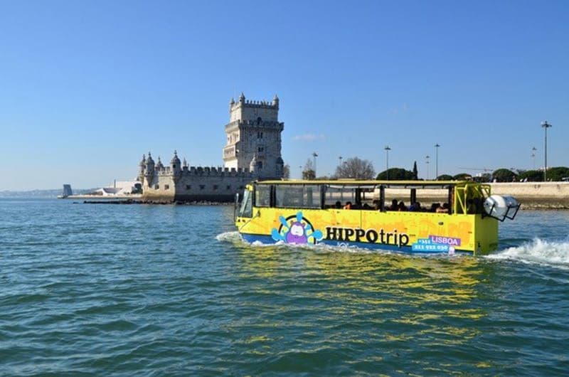 HIPPOtrip Lisbonne : Visite en Bus et Bateau amphibien