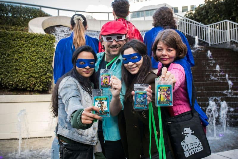 Jeu mystère de Vancouver : Héros et méchants