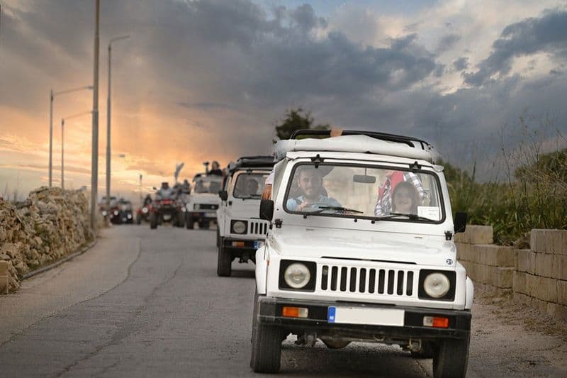 Gozo : Excursion guidée en jeep au coucher du soleil + transfert aller-retour