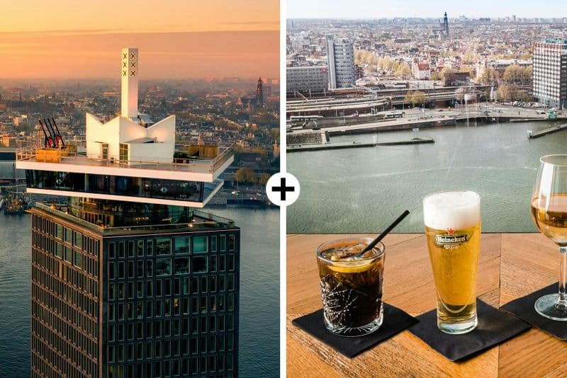 A'DAM Lookout: Ticket Fast Track + boisson