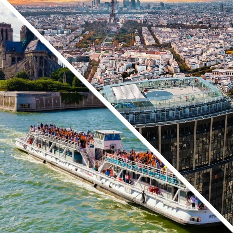 Tour Montparnasse + Croisière sur la Seine avec les Bateaux Mouches