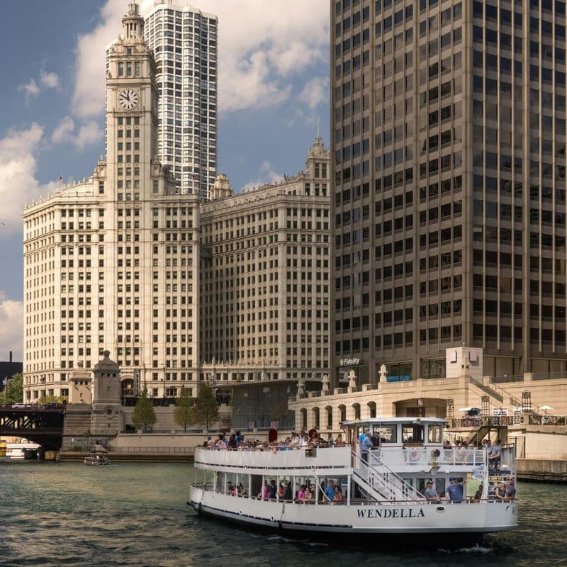 Chicago : Croisière touristique architecturale de 45 minutes