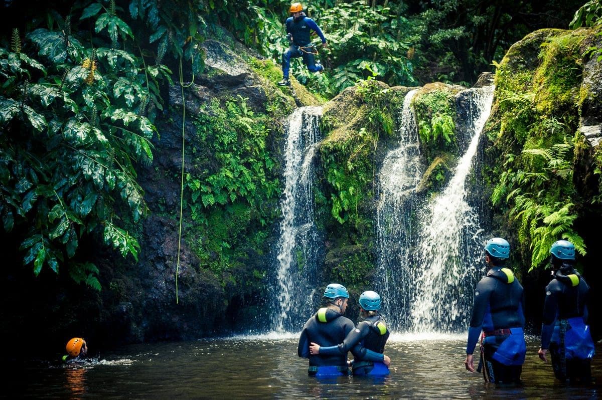 Canyoning à Ribeira dos Caldeirões