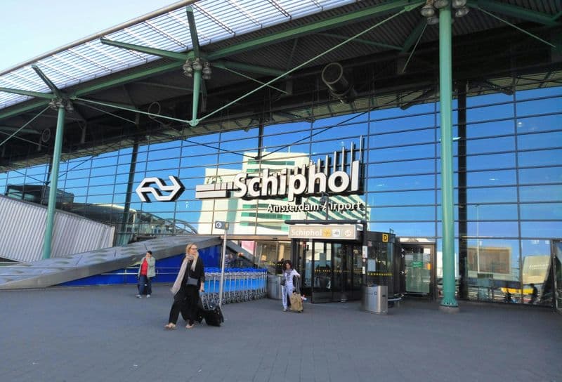 Amsterdam : Train de l'aéroport de Schiphol à la gare centrale