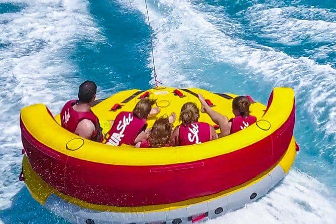 Le Crazy Sofa Tubing Ride - Corfou Sidari Watersports