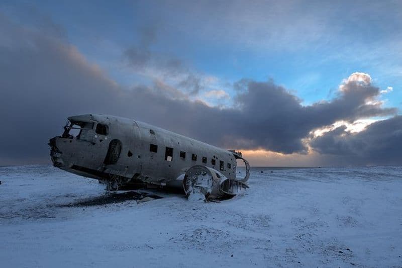 Faits saillants de la côte sud, cascades, épave d'avion de DC-3 et Reynisfjara