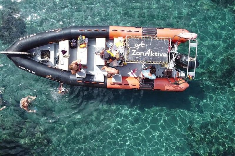 Excursion en bateau à Cabo de Gata avec plongée en apnée