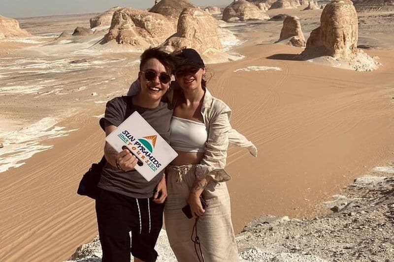 Safari privé en jeep de 2 jours dans le désert blanc et l'oasis de Bahariya