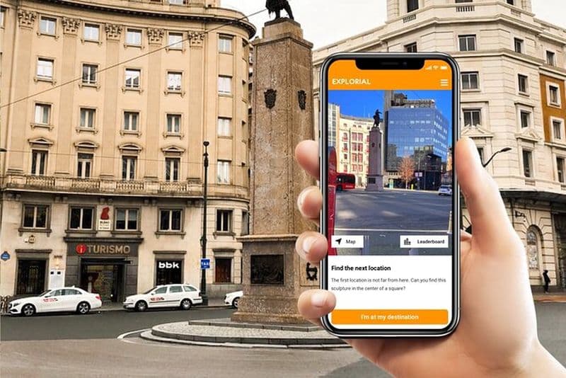 Visite autoguidée de la chasse au trésor et des sites touristiques de Bilbao (Monumental)