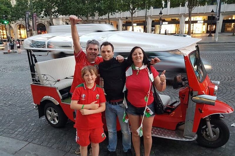 Visites de Paris par Tuk Tuk Golf Panier 2 heures