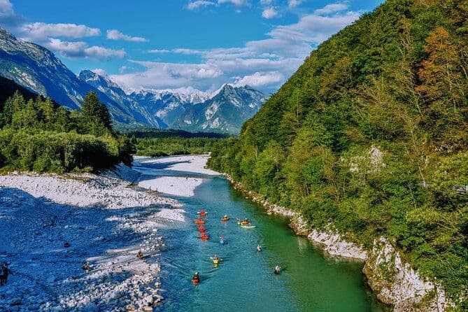 Meilleur tour guidé en kayak dans la vallée de Soča avec photos