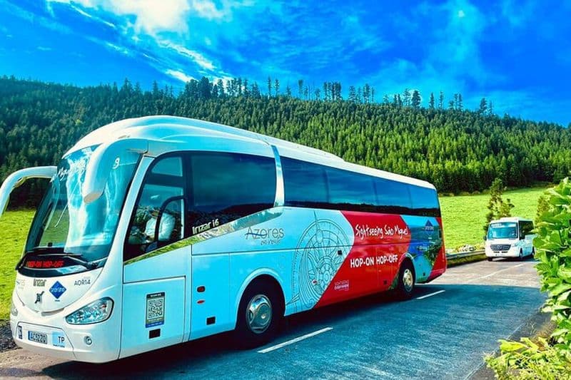 São Miguel île de São Miguel Visite Hop-On Hop-Off Bus