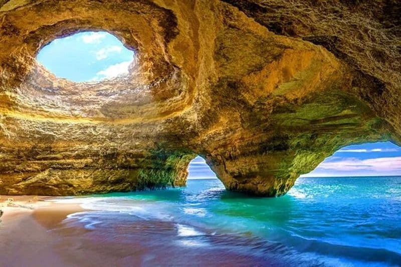 Portimão : Benagil Full Caves + Meal @ Allgarbe, un bijou local