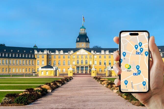 Chasse au trésor autoguidée et rallye urbain à Karlsruhe