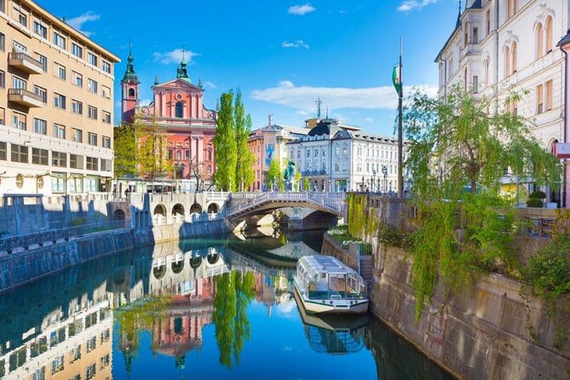 Croisière en bateau et visite à pied de Ljubljana