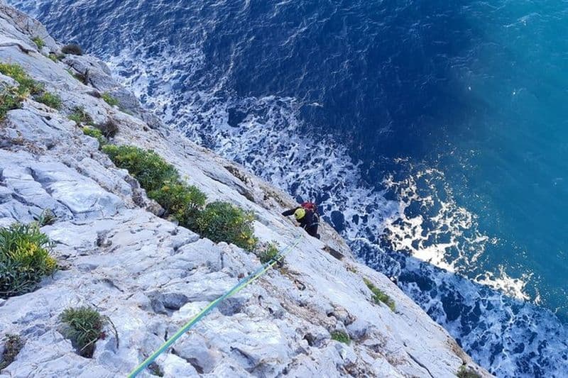 De Nebida: escalade de la falaise de Masua