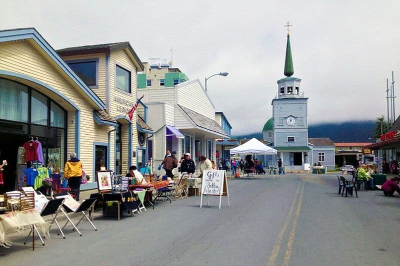 Visite guidée à pied de Sitka | CENTRE-VILLE HISTORIQUE