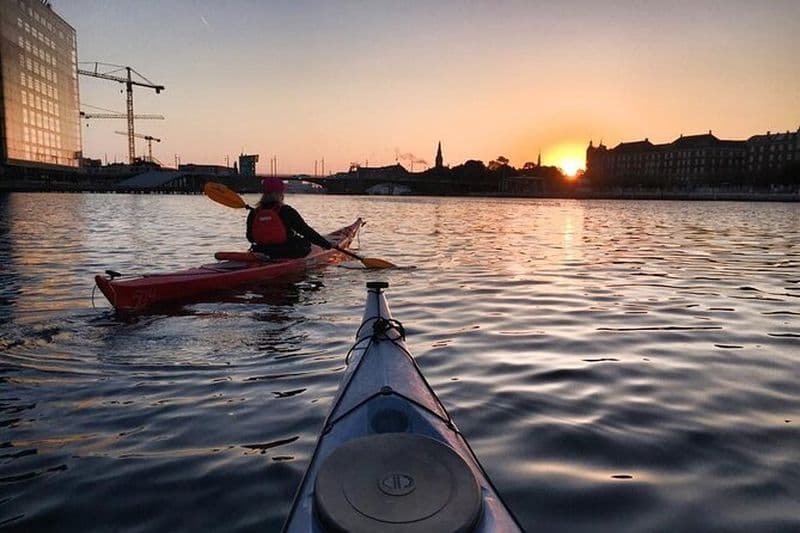 Excursion en kayak en soirée à Copenhague