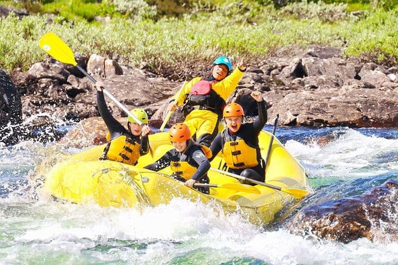 Expérience de rafting de niveau de difficulté intermédiaire à Dagali