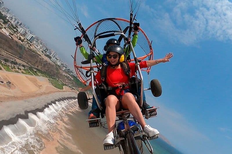 Vols en parapente à Costa Verde, Lima