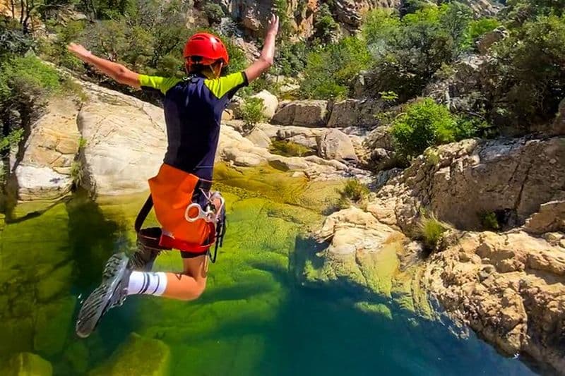 Canyoning à Rio Pitrisconi et Monte Nieddu à San Teodoro