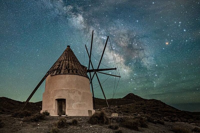 Nuit d'observation des étoiles dans le désert de Tabernas