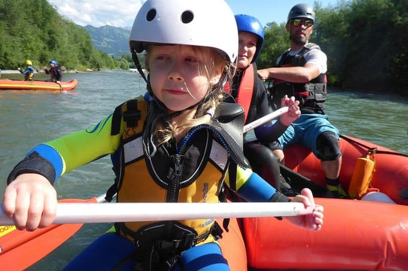Rafting familial Iller - Rafting en eau vive niveau 1