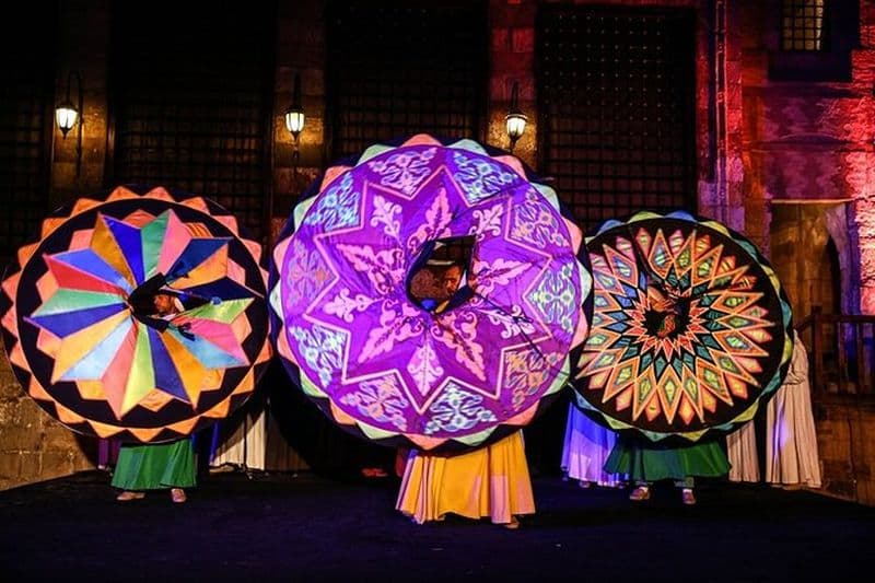 Spectacle de troupe de danse du patrimoine égyptien Al Tannoura au Caire