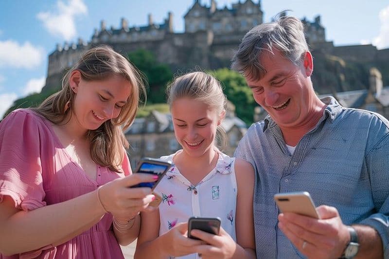 Rallye privé de livres audio dans la vieille ville d'Édimbourg