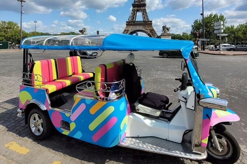 Billet Paris avec un Tuk Tuk - Tour privé de 3 heures en TukTuk