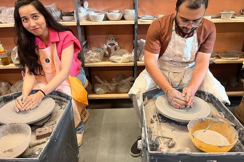 Expérience privée de poterie en argile à Chalkboard