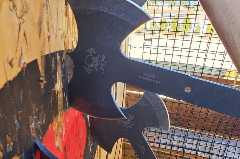 Activité privée de lancer de hache à Estes Park of Colorado