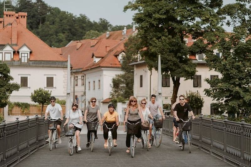 Visite en vélo de ville de Ljubljana