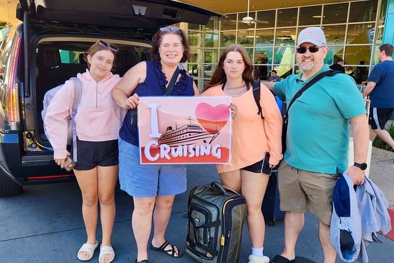 Transfert de croisière de Port Canaveral vers/depuis l'aéroport international d'Orlando