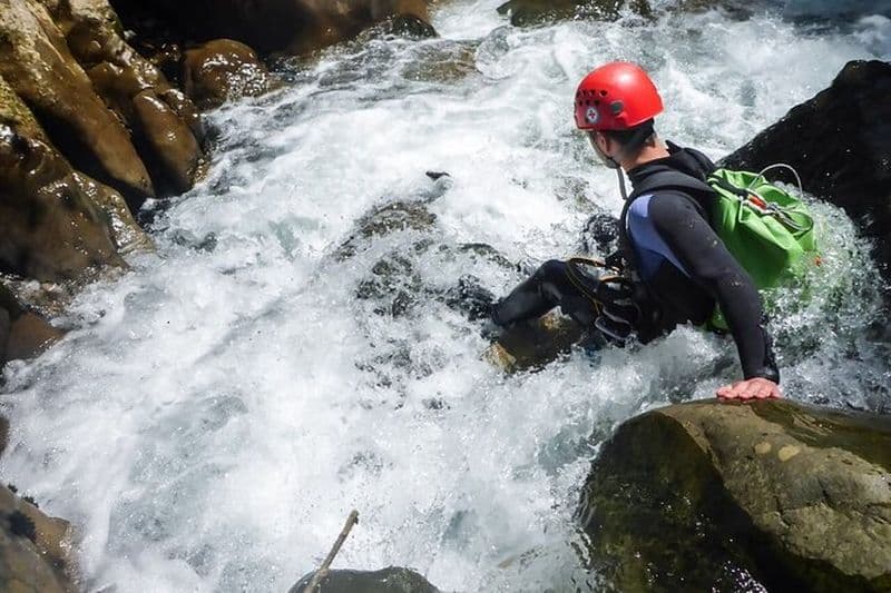 Excursion de canyoning dans le canyon Hrčavka