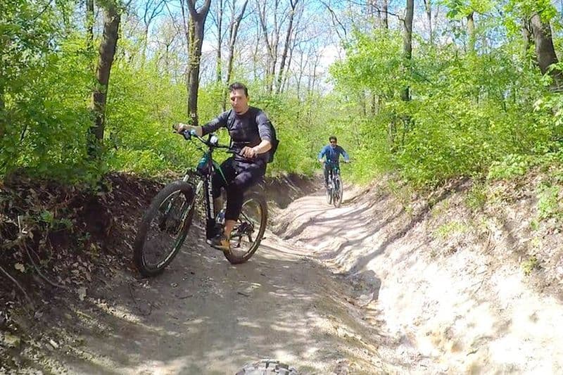 Budapest E-VTT à Buda Hills
