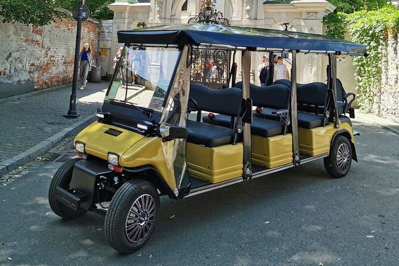 Cracovie : Visite guidée en panier/buggy de golf