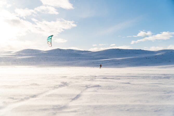 Cours guidé de snowkite de 2 jours à Hardangervidda
