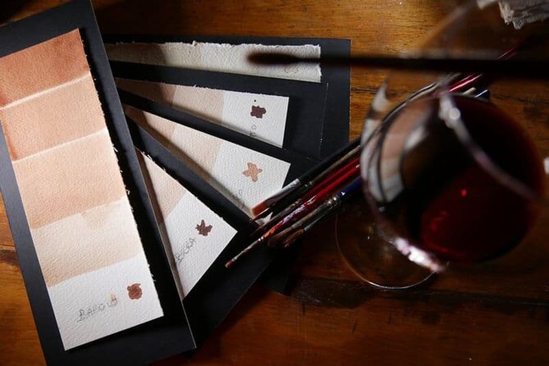 Cours de peinture sur vin