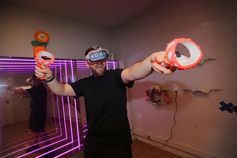 Expérience de jeu partagée en réalité virtuelle de Marousi