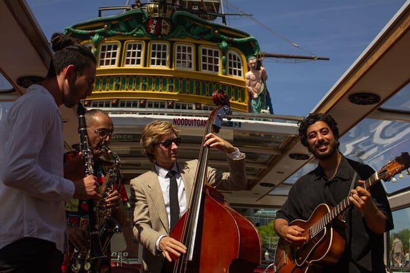 Billet Amsterdam Jazz Canal Cruise avec musique live
