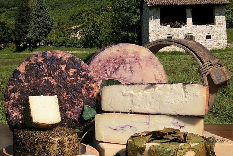 Expérience FOOD&WINE en dégustation de fromages locaux et de caves Prosecco