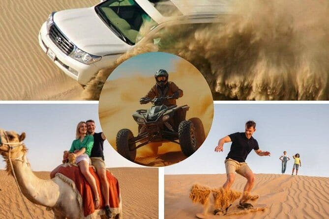 Expérience DuneBashing, CamelRide et VTT dans le désert à vélo à Doha