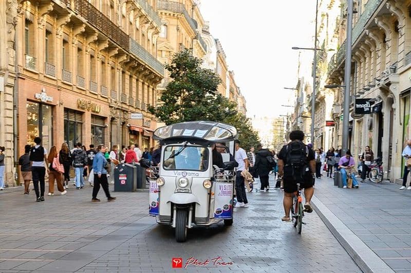 Visite de Toulouse en Tuk Tuk électrique