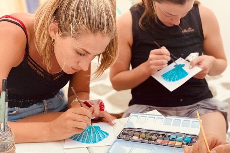 Atelier d'aquarelle d'une heure à Parikia Paros !