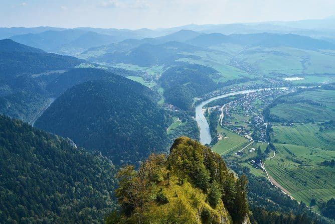 Randonnée dans les montagnes Pieniny et rafting sur la rivière Dunajec depuis Cracovie, privé